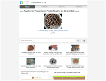 Tablet Screenshot of naturemineral.com